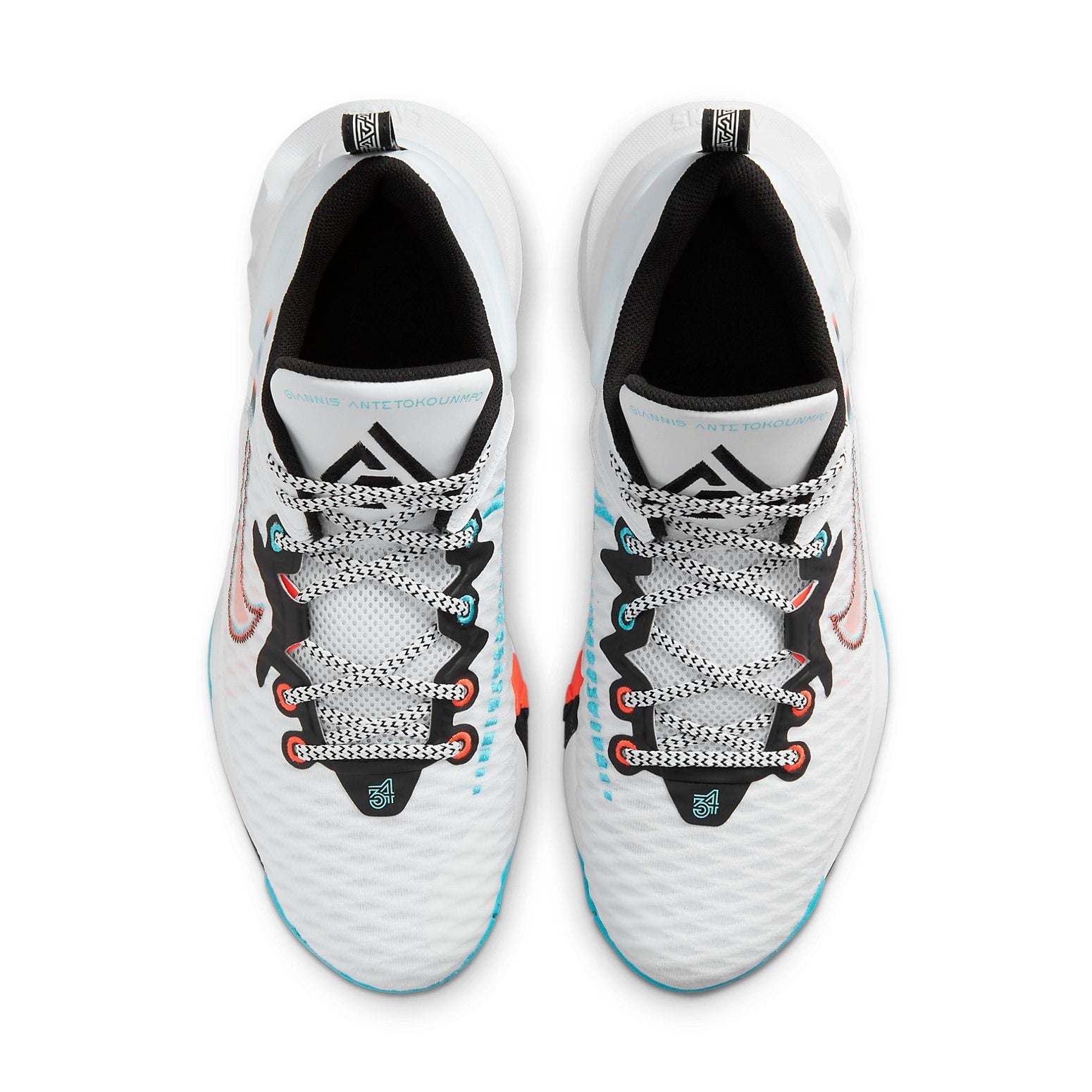 Nike Giannis Immortality EP 'Force Field White Turquoise' DH4528-100