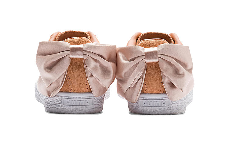 (WMNS) PUMA Basket Platform Trace 'Orange White Pink' 367317-07