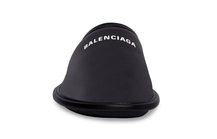 Balenciaga Calf Leather Home Slippers 'Black'  736288WB7211090
