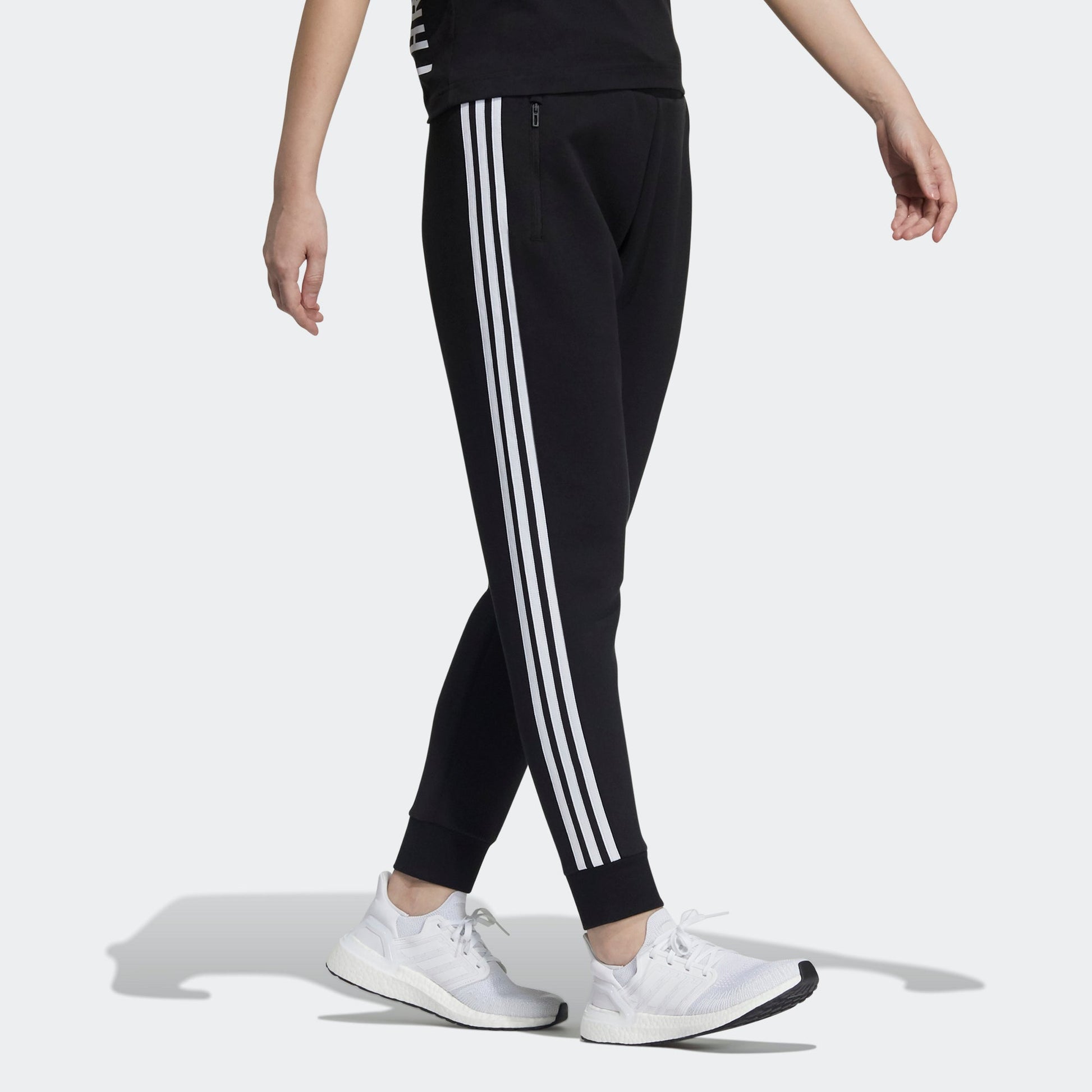 (WMNS) adidas Fi Pt Dk Side Stripe Bundle Feet Sports Pants/Trousers/Joggers Black GT6826