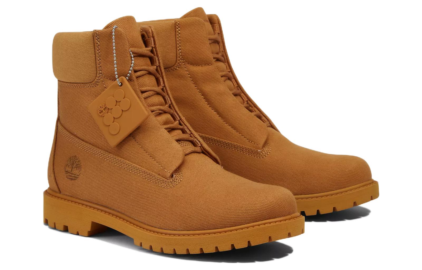 (WMNS) Timberland x Pangaia Waterproof 6 Inch Boots 'Wheat' A5XVY231