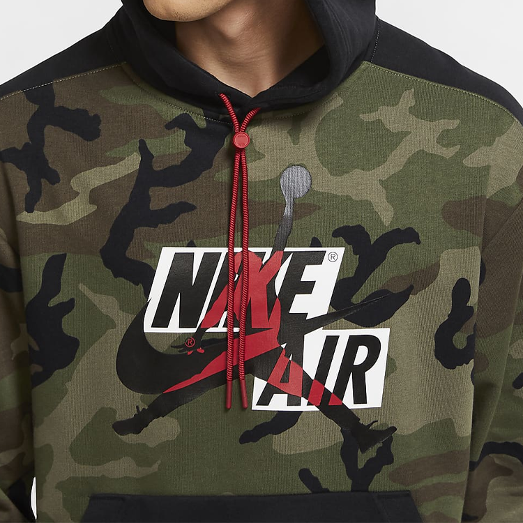 Air Jordan Jumpman Hoodies Classics Camo 'Olive green' CU2902-222
