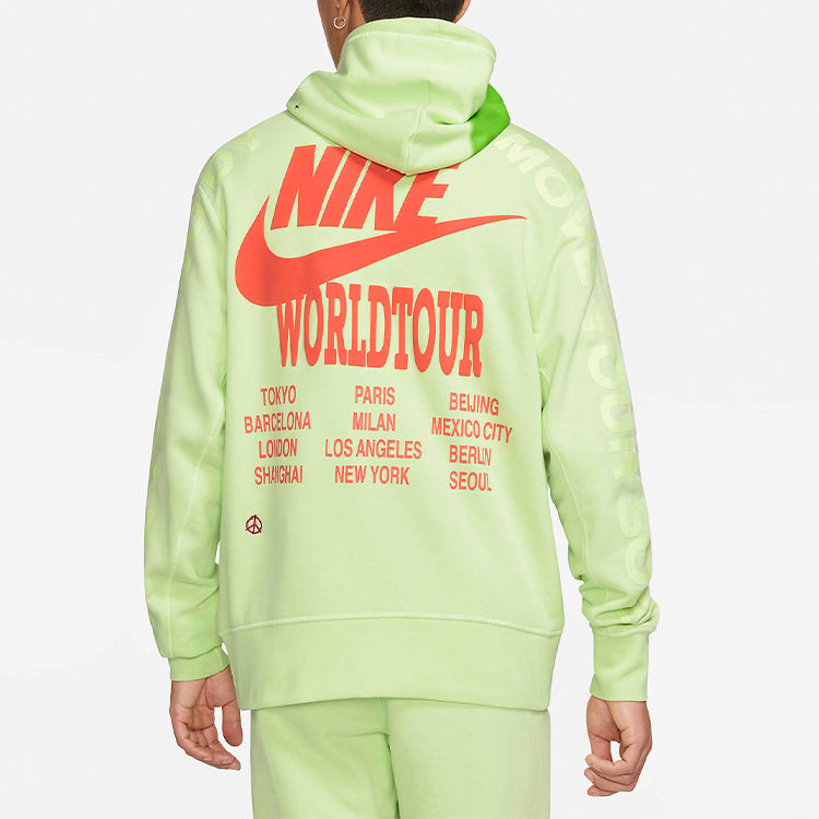 Nike Alphabet Printing Sports Pullover Green DA0932-383