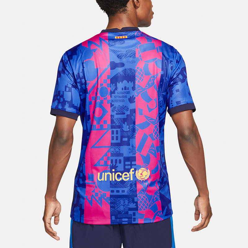 Nike FC Barcelona 21/22 Third Jersey 'Blue' DB5896-406