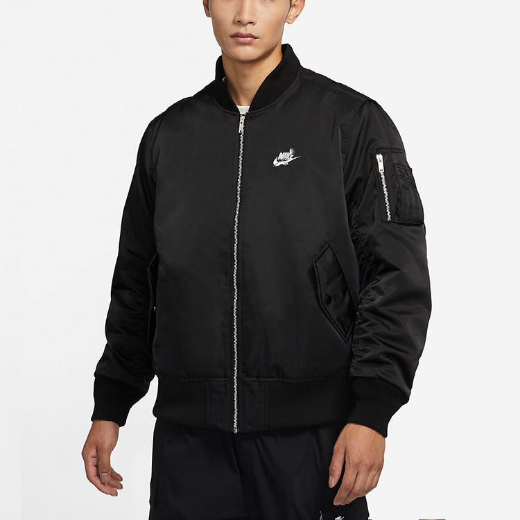 Nike Casual Sports Long Sleeves Jacket Black DD6506-010