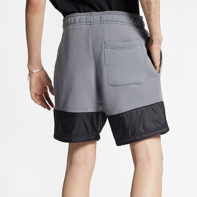 Air Jordan 4 Legacy Knit Basketball Sports Shorts 'Grey Black' CI0261-065