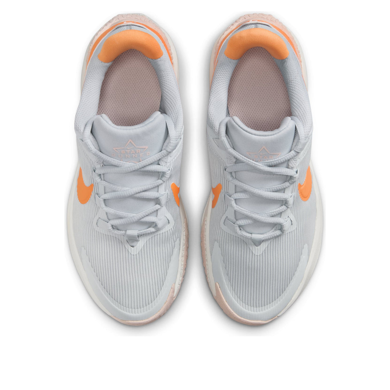 (GS) Nike Star Runner 4 'White Orange' DX7615-008