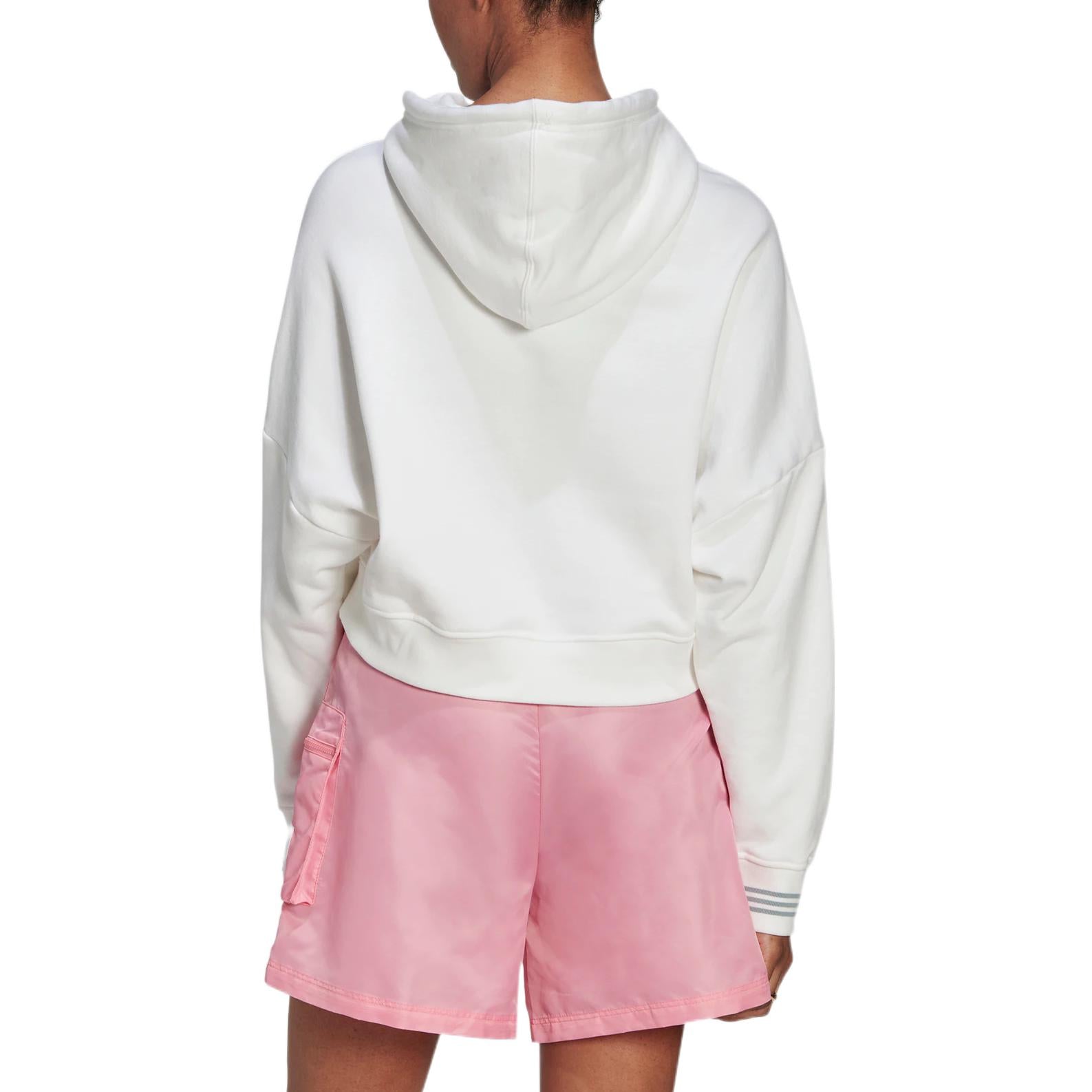 (WMNS) adidas Short Disney Hoodie 'White' HL9055