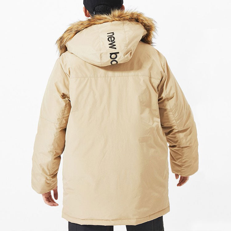 New Balance Classic Down Jacket Asia Sizing 'Beige Brown' AMJ13329-HNA