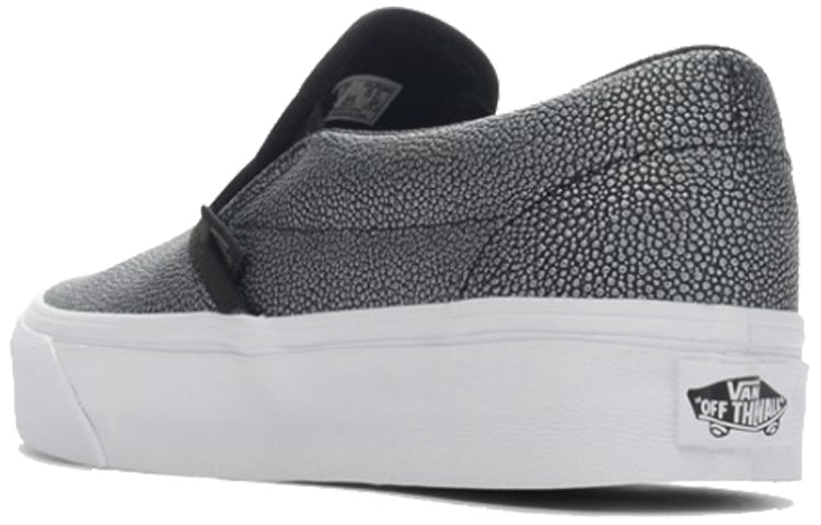 Vans Classic Slip-On Negras Stingray Black/White V004MPJQY