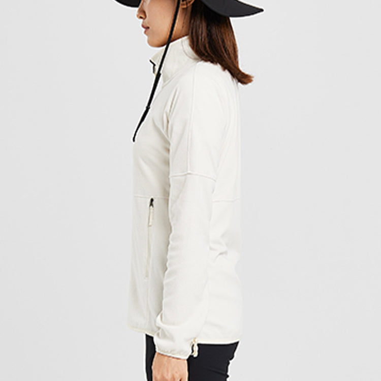 (WMNS) THE NORTH FACE Outdoor Sports Fleece Hoodie White 49AZ-K82