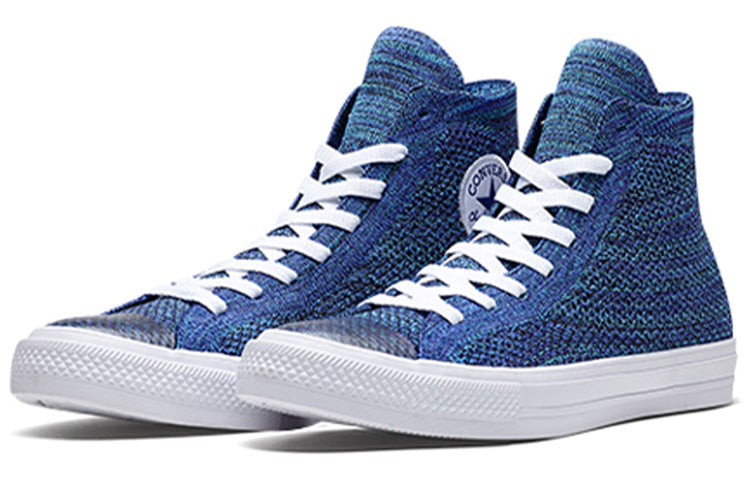 Converse Nike x Chuck Taylor All Star Flyknit Hi 'True Indigo' 157507C