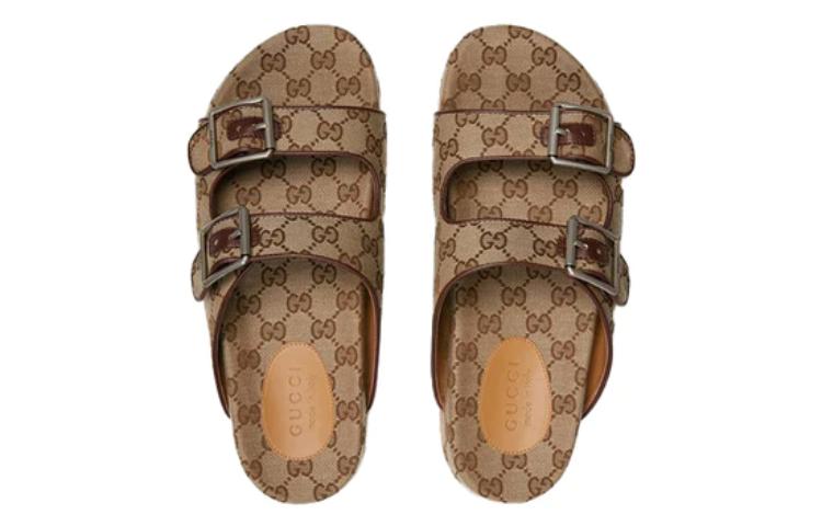 Gucci Double g Alphabet Straps Fashion Sandals 658020-2HK60-9791