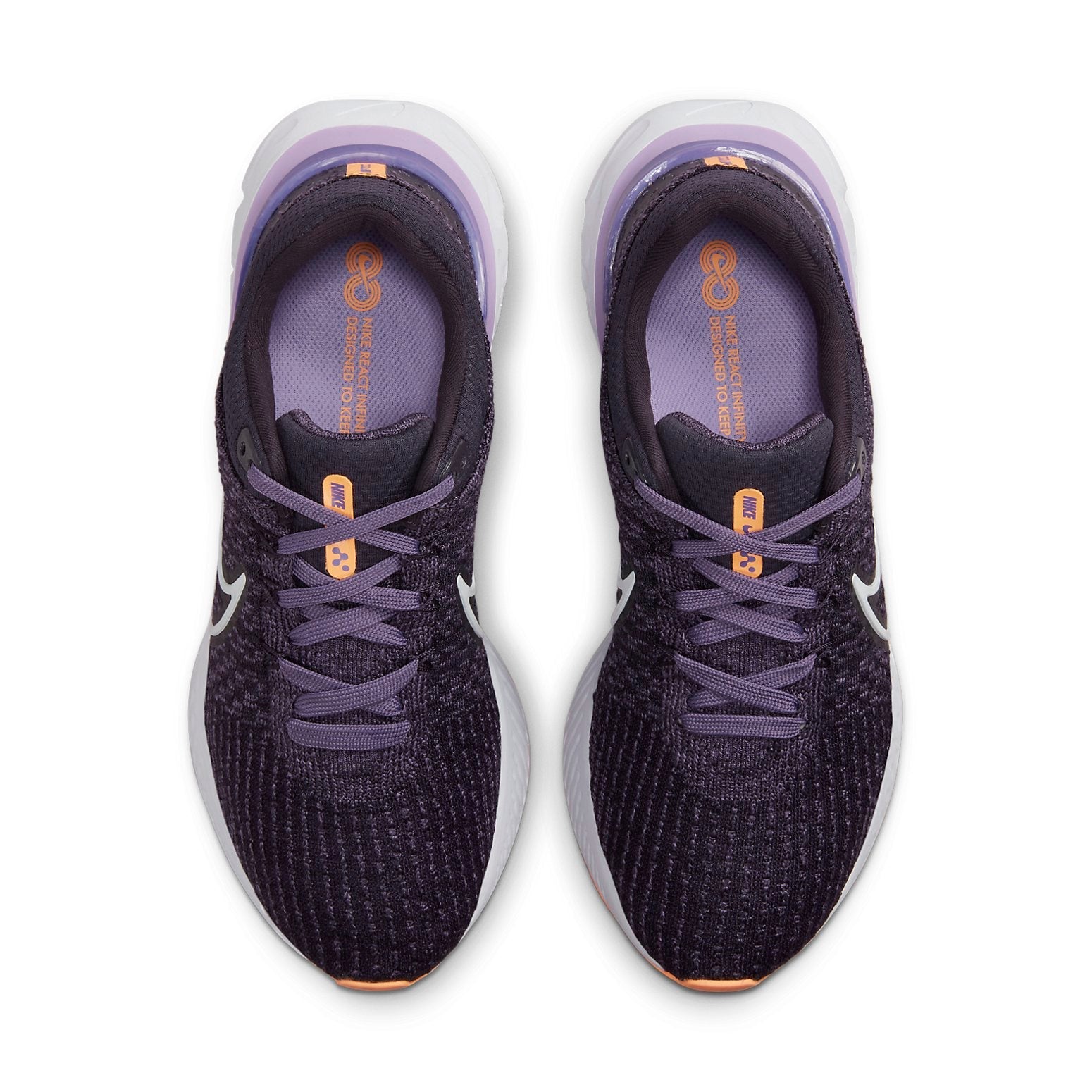 (WMNS) Nike React Infinity Run Flyknit 3 'Cave Purple Orange' DD3024-502