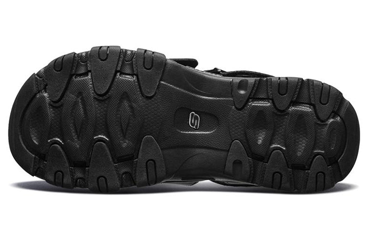 (WMNS) Skechers D Lites 2.0 Sandals 'Triple Black' 66666182-BBK