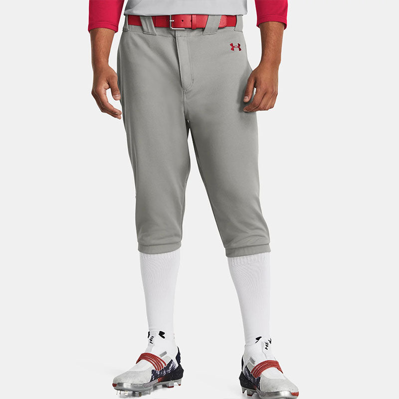 Under Armour Vanish Piped Knicker Pants 'Grey Red' 1378697-077