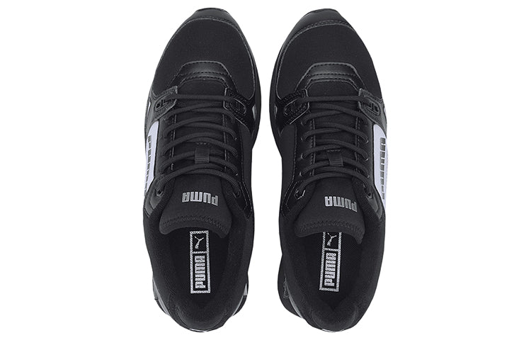 (WMNS) PUMA Mile Rider Bright Peaks Low-Top Sneakers Black/Grey 374113-01