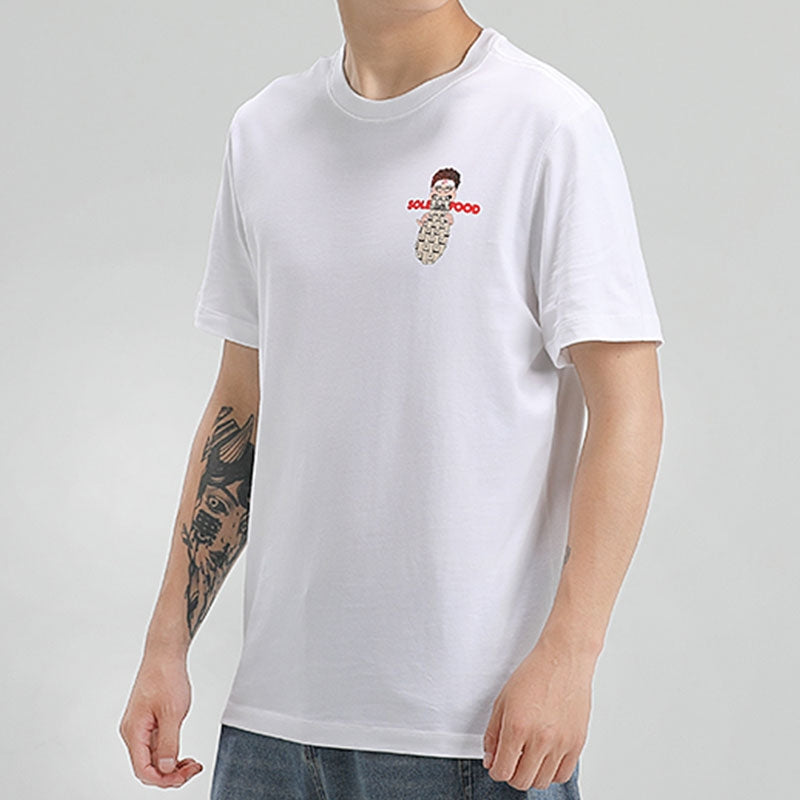 Men's Nike Athleisure Casual Sports Round Neck Breathable Short Sleeve White T-Shirt DJ4064-100
