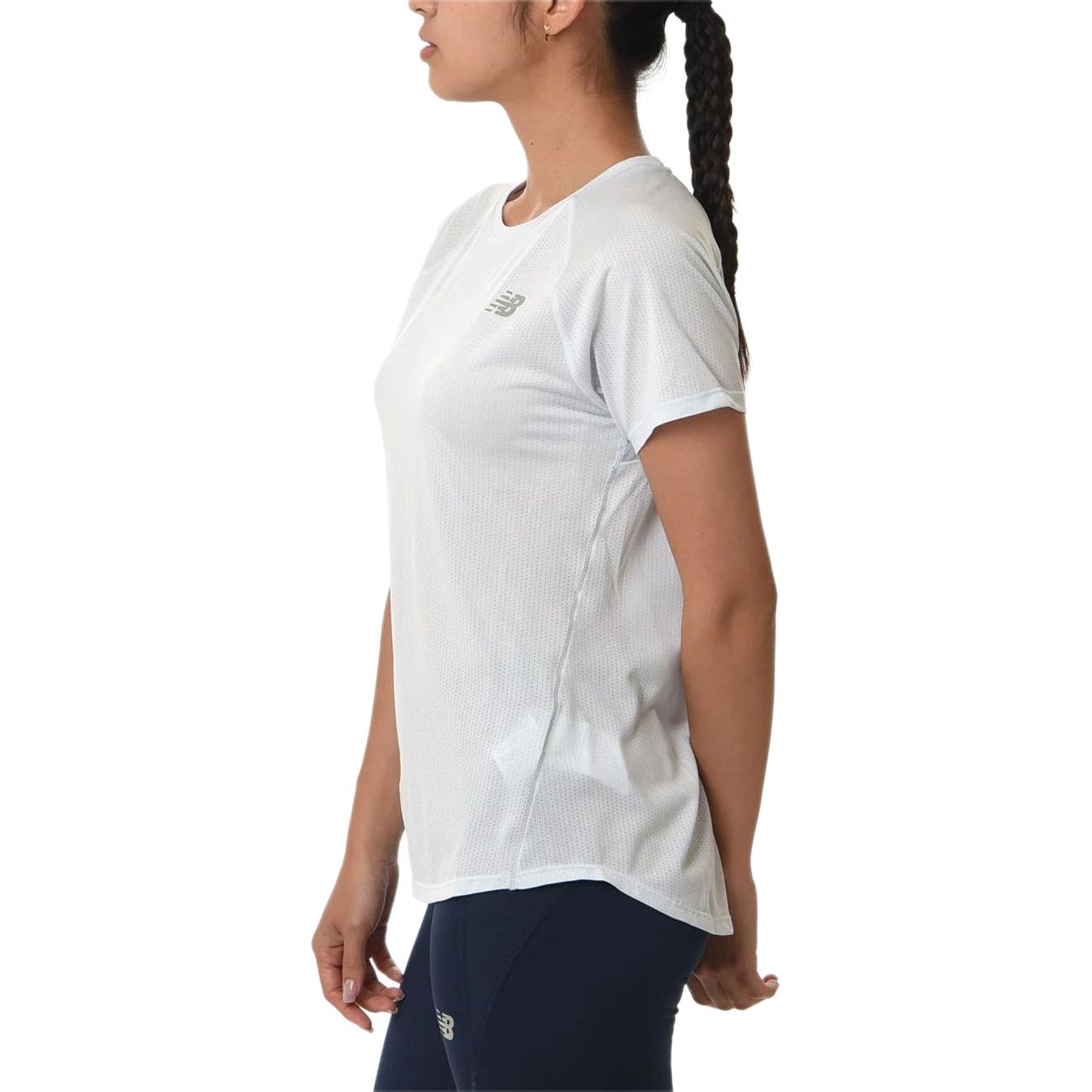 (WMNS) New Balance Impact Run T-Shirt Asia Sizing 'Ice Blue Heather' WT21262-IBH