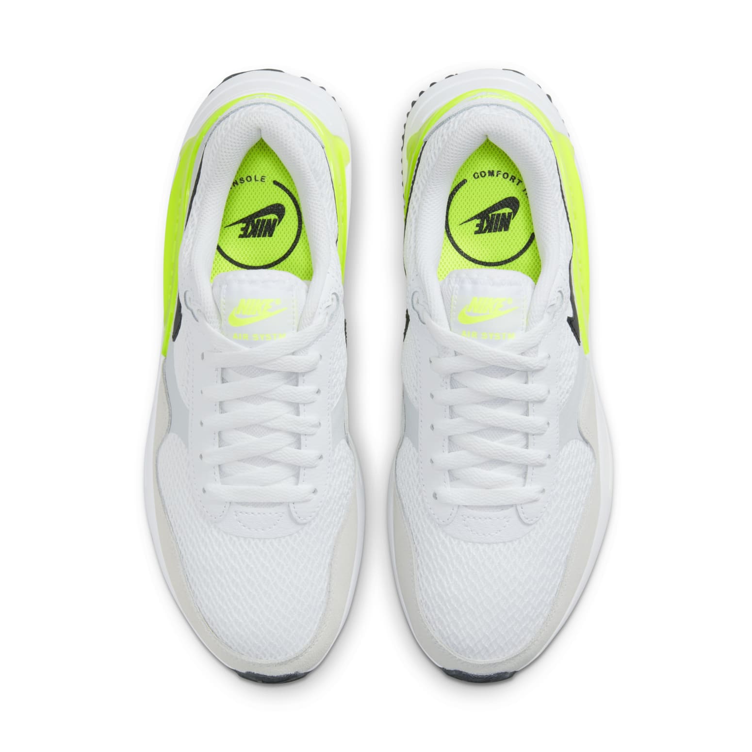 (WMNS) Nike Air Max SYSTM 'White Black Volt' DM9538-104