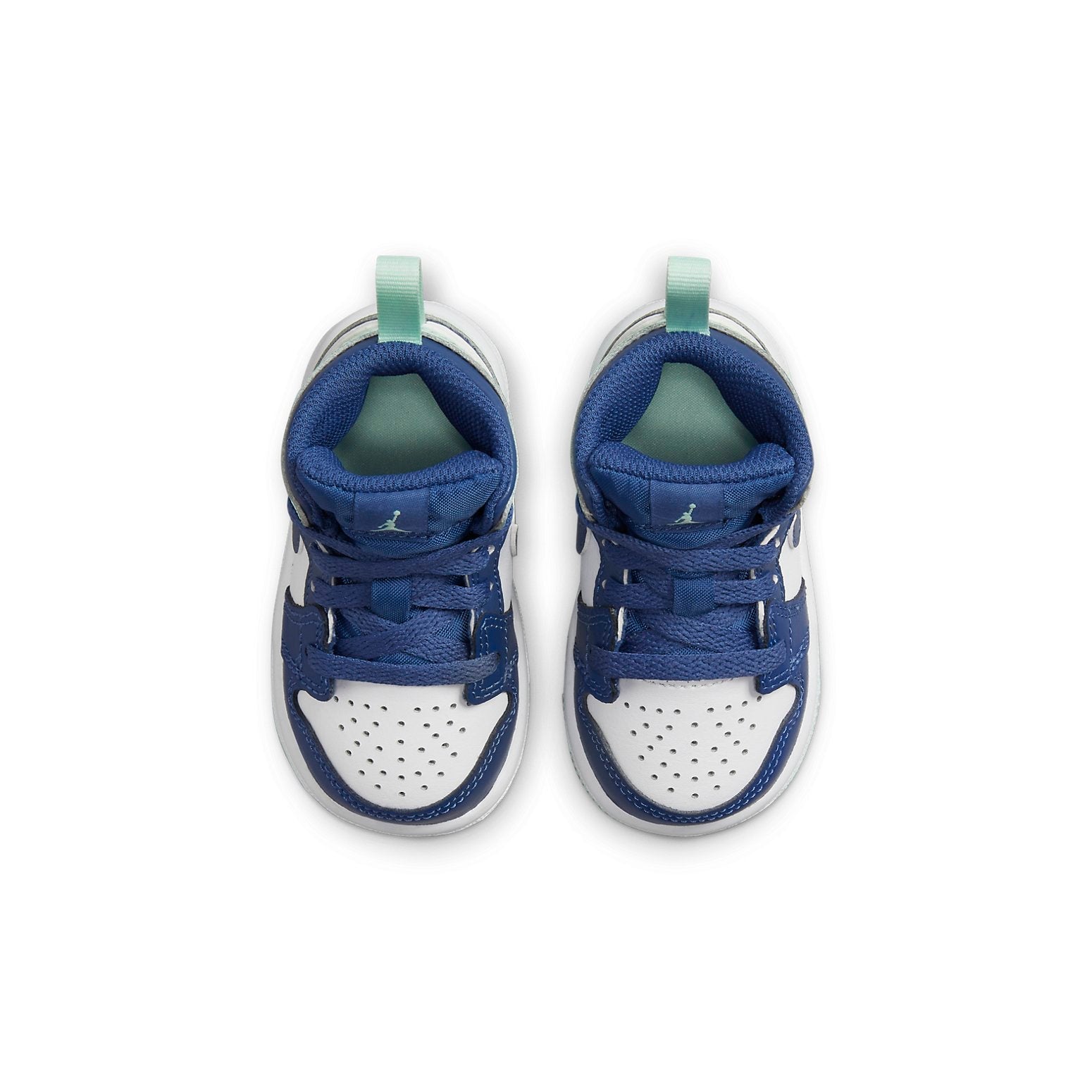 (TD) Air Jordan 1 Mid 'Blue Mint' 640735-413