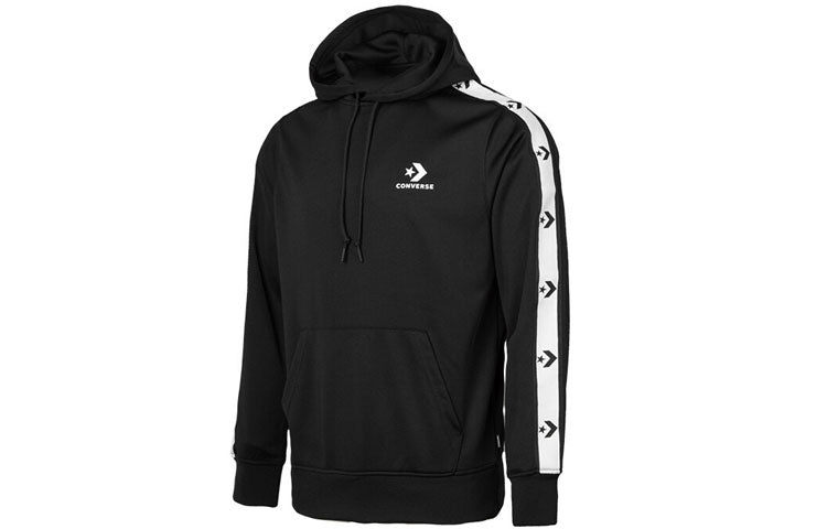 Converse Star Chevron Track Pullover Hoodie Asia Sizing 'Black' 10007588-A01