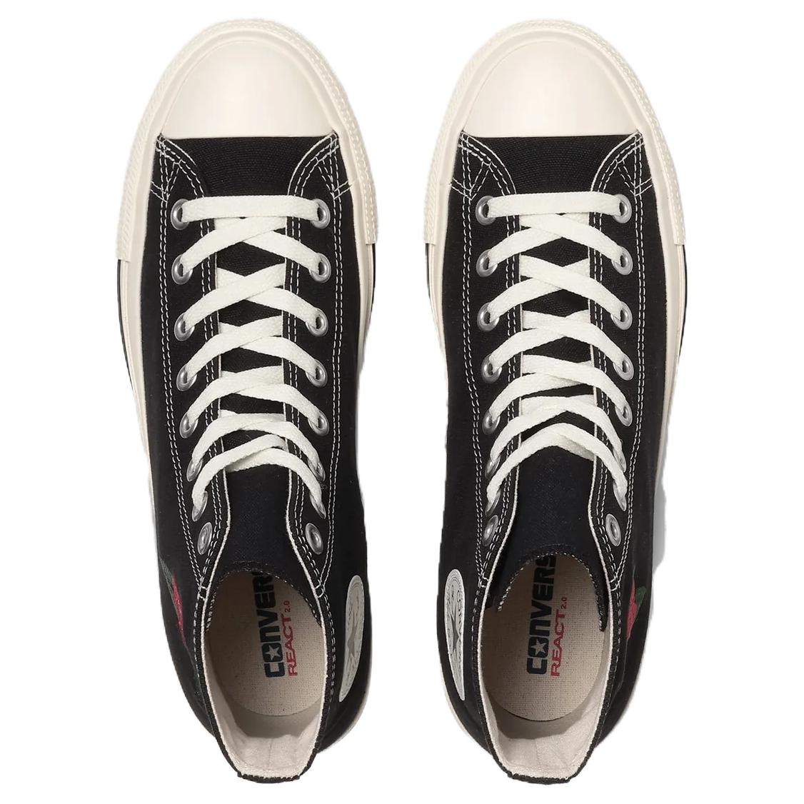 Converse All Star Rose Embroidery Hi 'Black White Red' 31311860