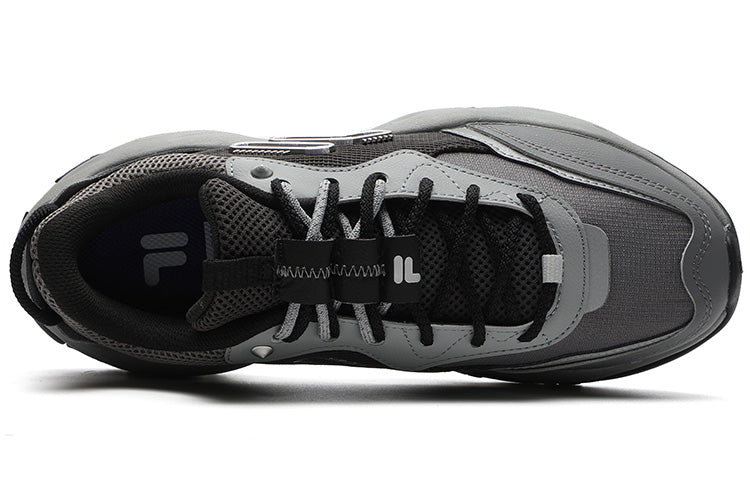 (WMNS) FILA FUSION CHEESE Sneakers 'Black Grey' T12W331101FQP
