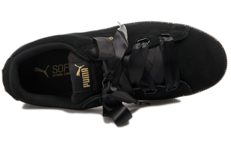 (WMNS) PUMA Vikky Platform Ribbon 'Black Gold' 366815-01