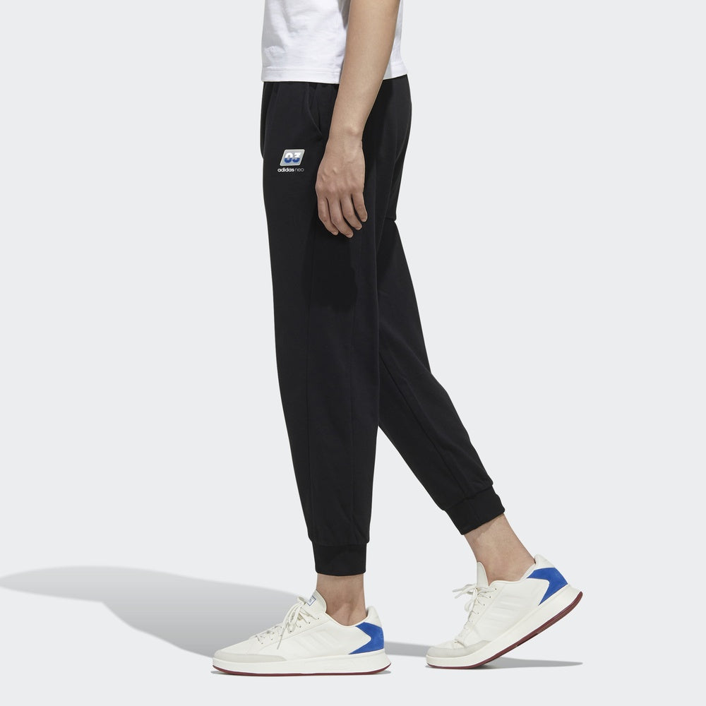 Men's adidas neo FAVES TP Sports Pants/Trousers/Joggers Black FP7332