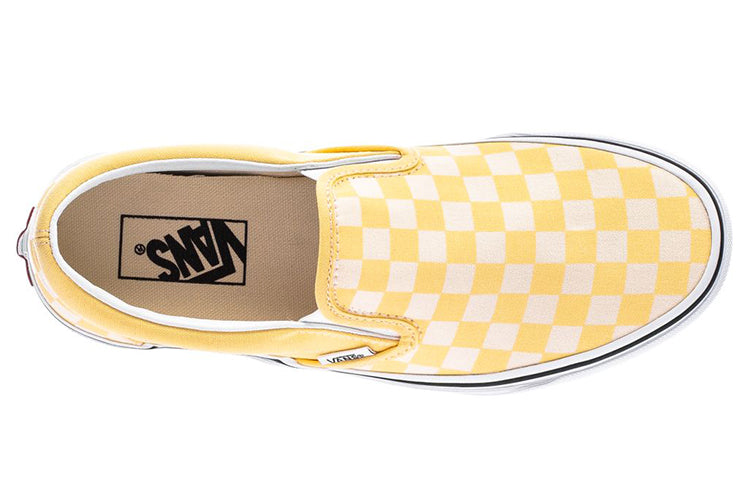 Vans Checkerboard Classic Slip-On Sneakers Yellow VN0A4U38WRZ