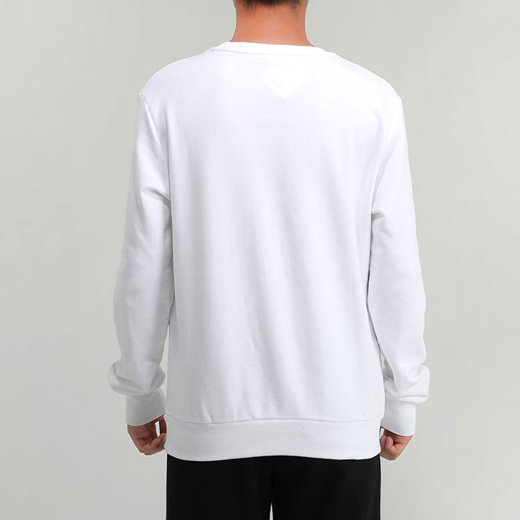 PUMA Casual Sports Round Neck Pullover White 599296-02