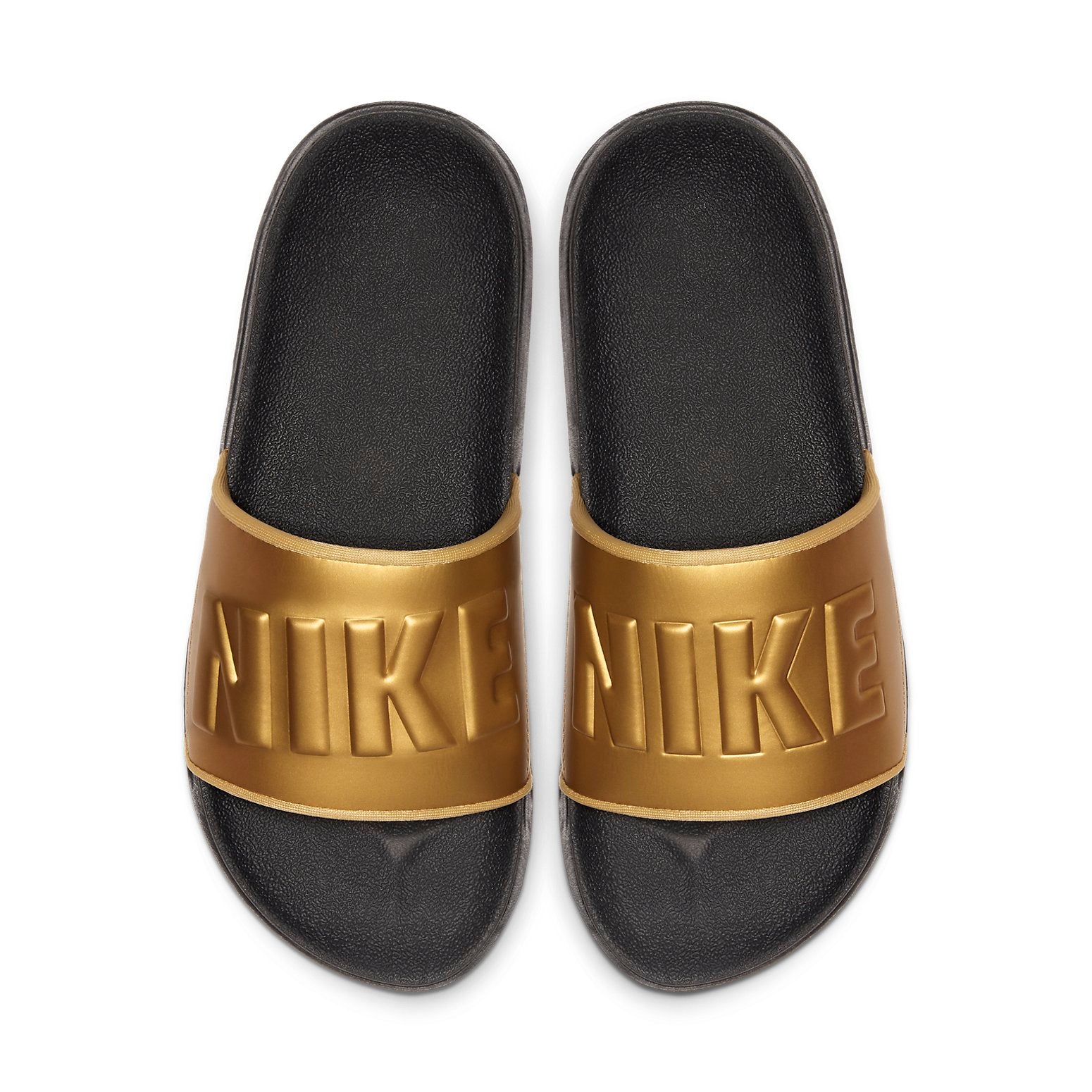 (WMNS) Nike Offcourt Slide Slippers Golden BQ4632-003
