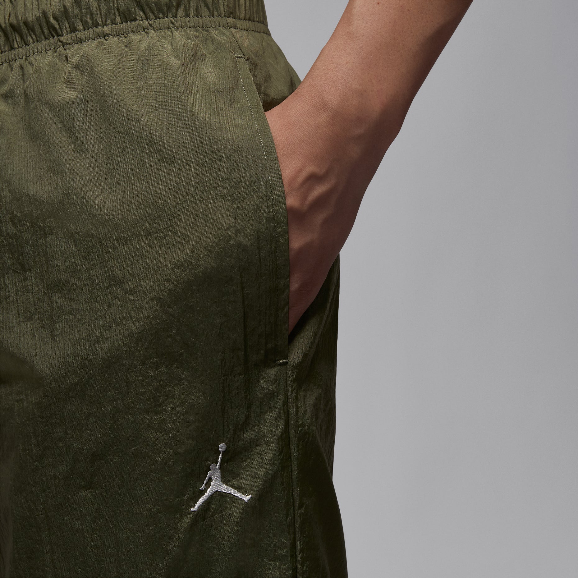 Air Jordan Brooklyn Draft Trousers 'Olive Green Sail' IB1048-222