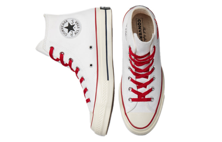Converse Chuck Taylor All Star 1970s Rhinestone Heart High-Top Sneakers White/Red A02103C