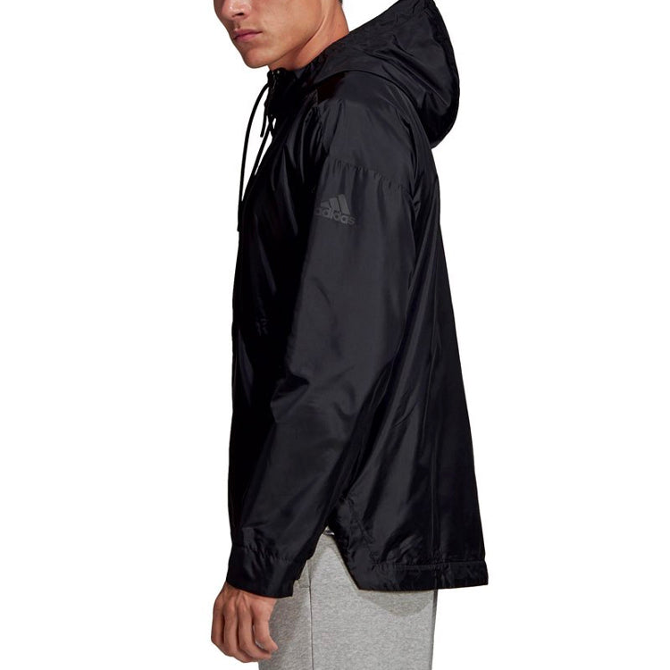 adidas Urban Outdoor Windproof Hooded Jacket Black DQ1623
