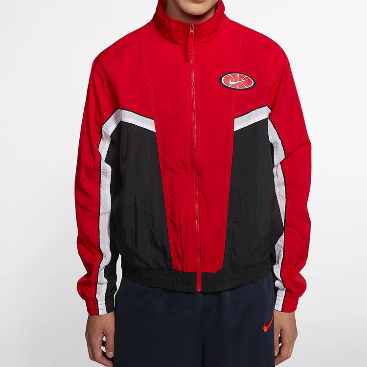 Nike Throwback Basketball Jacket Red/Black AV9756-657