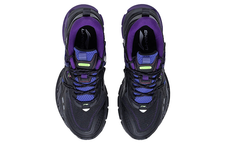 Li-Ning Carefree Walk V2 'Black Blue Purple' ARDS009-4