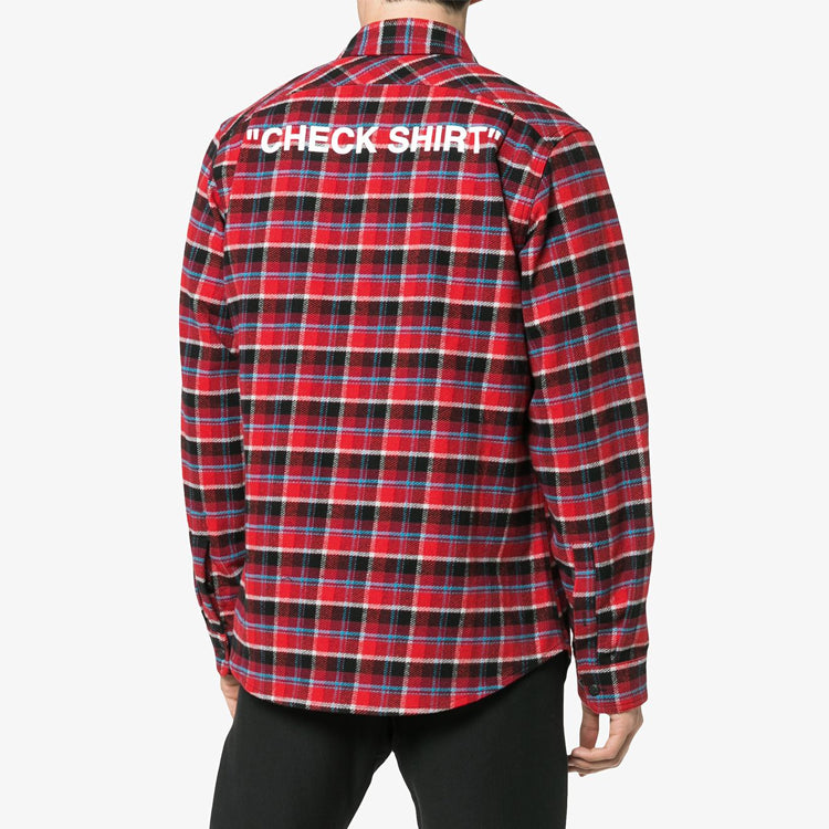 Off-White c/o Virgil Abloh Men's Multicolor Check Shirt Multicolor OMGA060F18A270152001