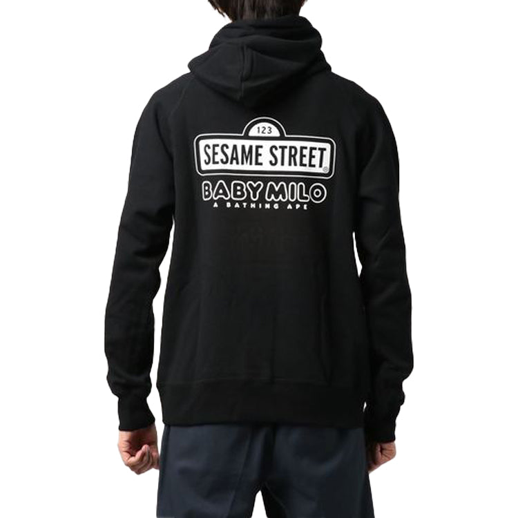 BAPE x SESAME STREET Pullover Unisex Black 2F73-314-907
