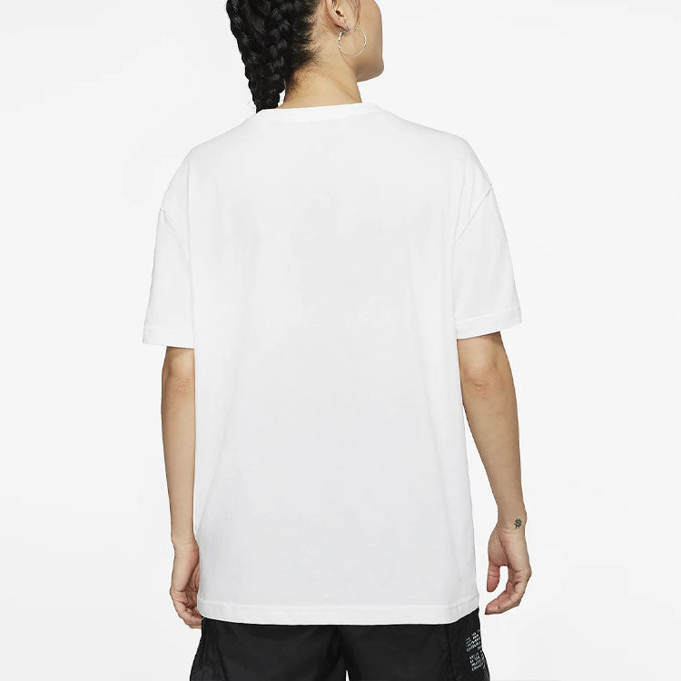 (WMNS) Nike Sportswear Boyfriend fit Casual Short Sleeve White CT8927-100