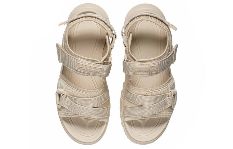 (WMNS) Li-Ning Counterflow Sandals 'Khaki' AGUS006-3