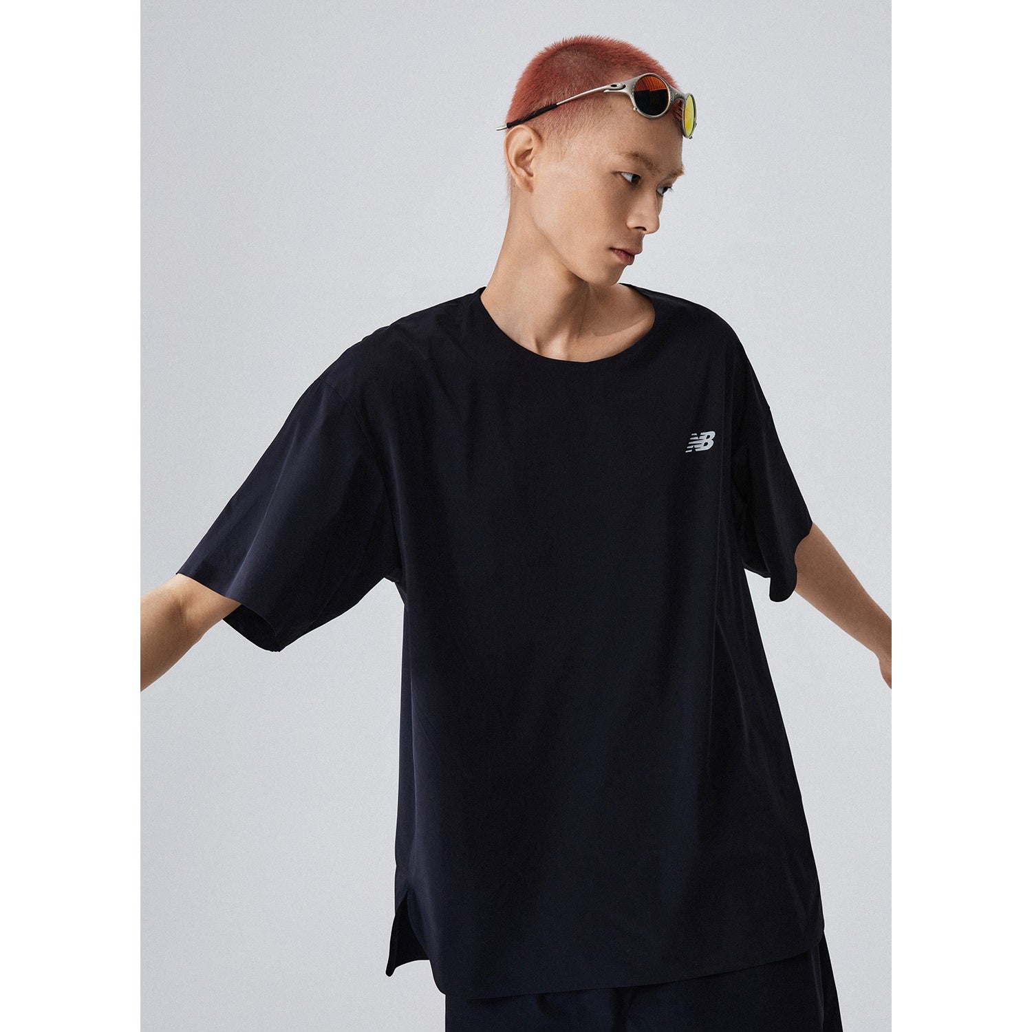 New Balance NB Logo 2 In 1 Short Asia Sizing 'Black' NVE25121-BK