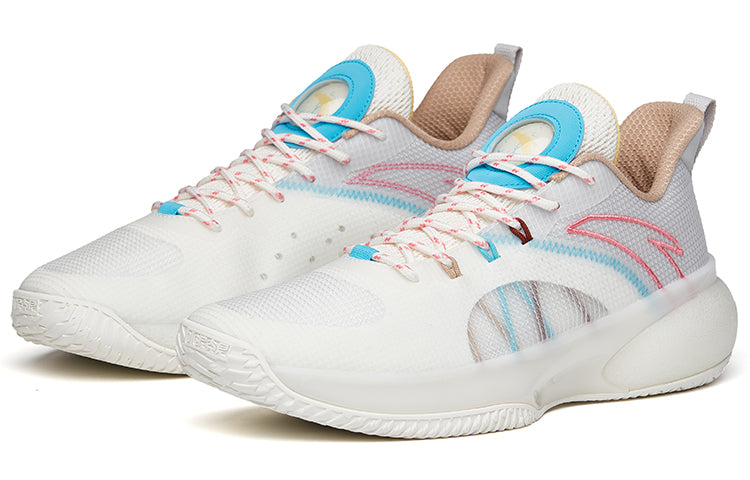 ANTA Cement Bubble Basketball Shoes 'White Multi' 112121606S-10