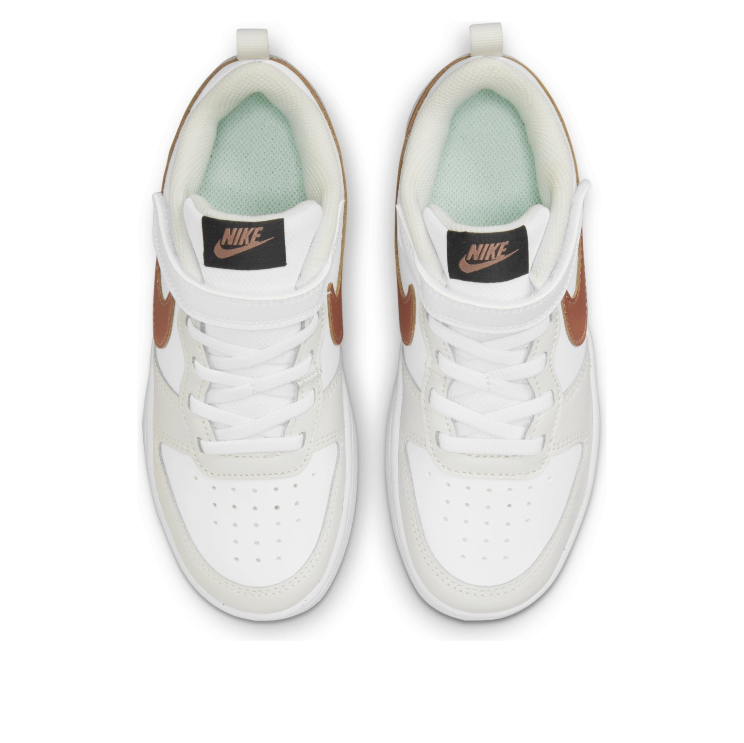 (PS) Nike Court Borough Low 2 'White Metallic Red Bronze' BQ5451-116