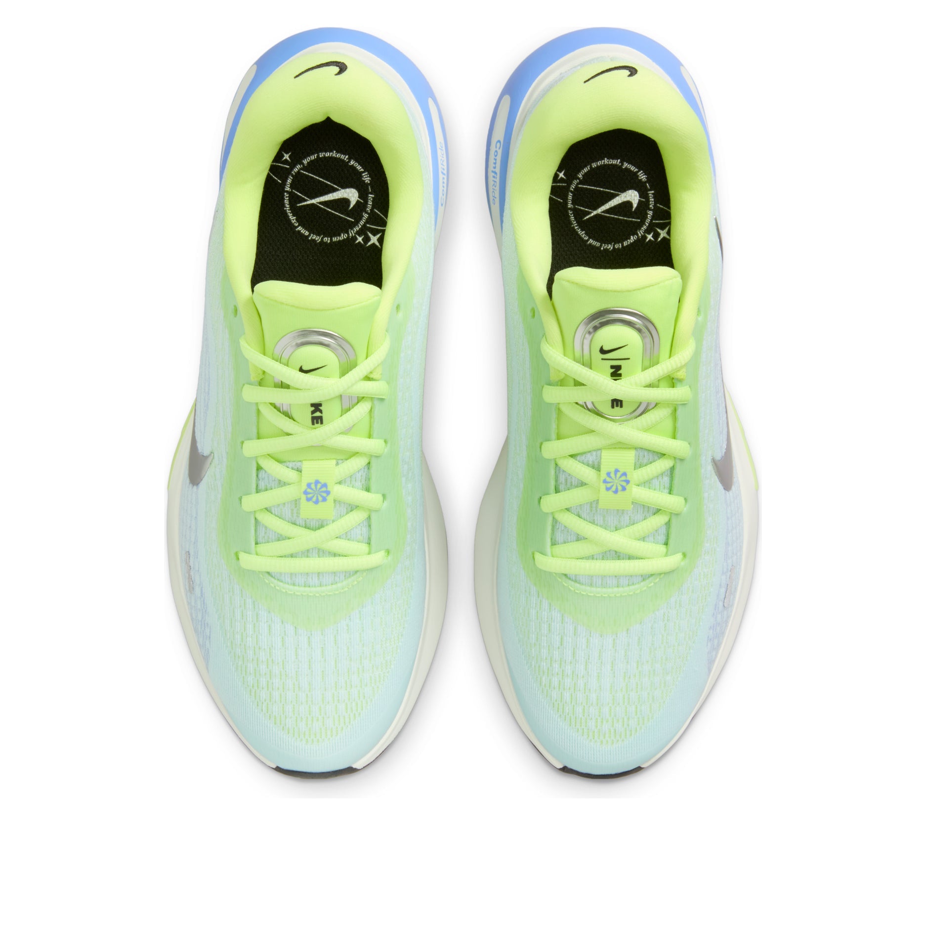 (WMNS) Nike Journey Run 'Light Lemon Twist Glacier Blue Silver' FJ7765-700