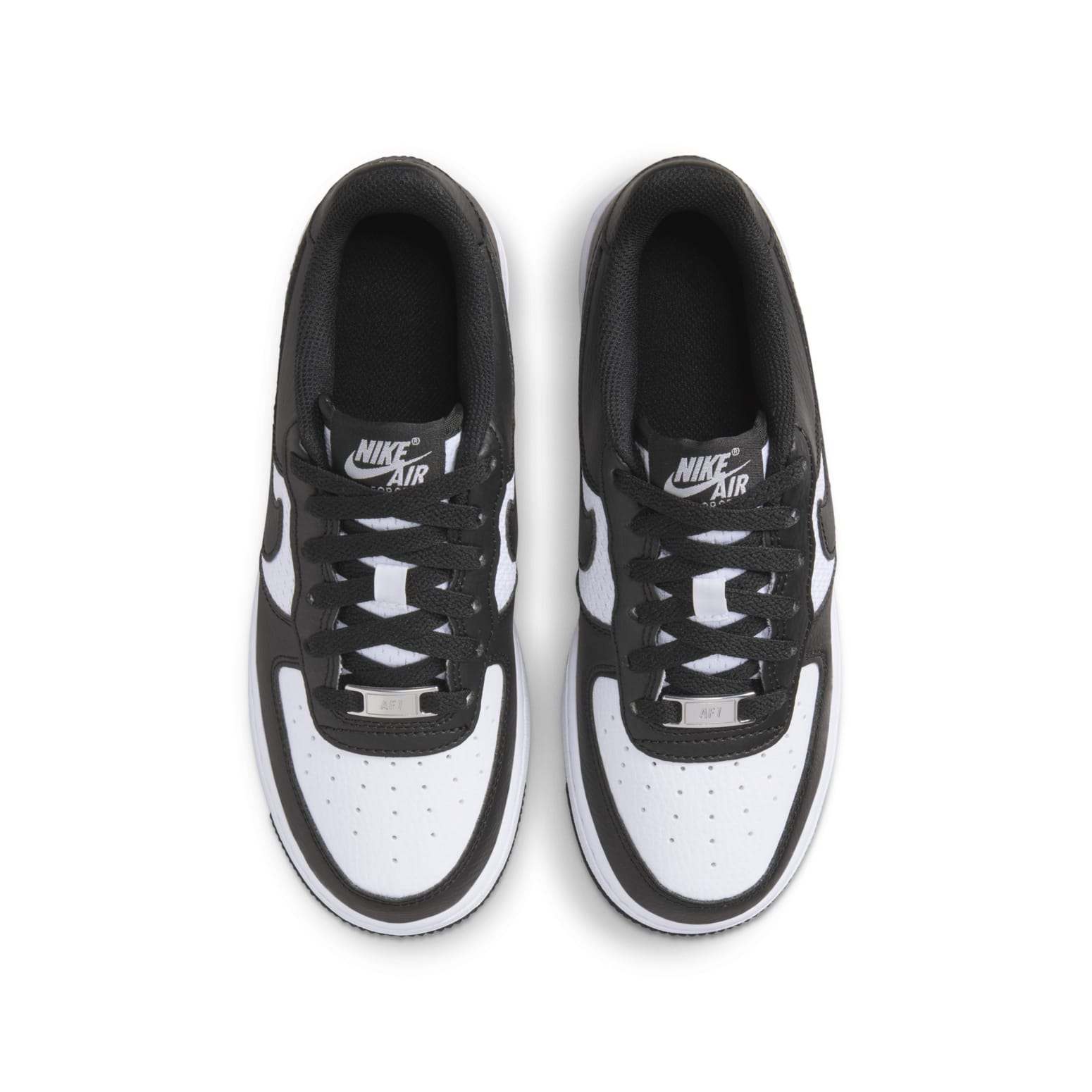 (GS) Nike Air Force 1 Low 'Black White Mesh' HJ9201-001
