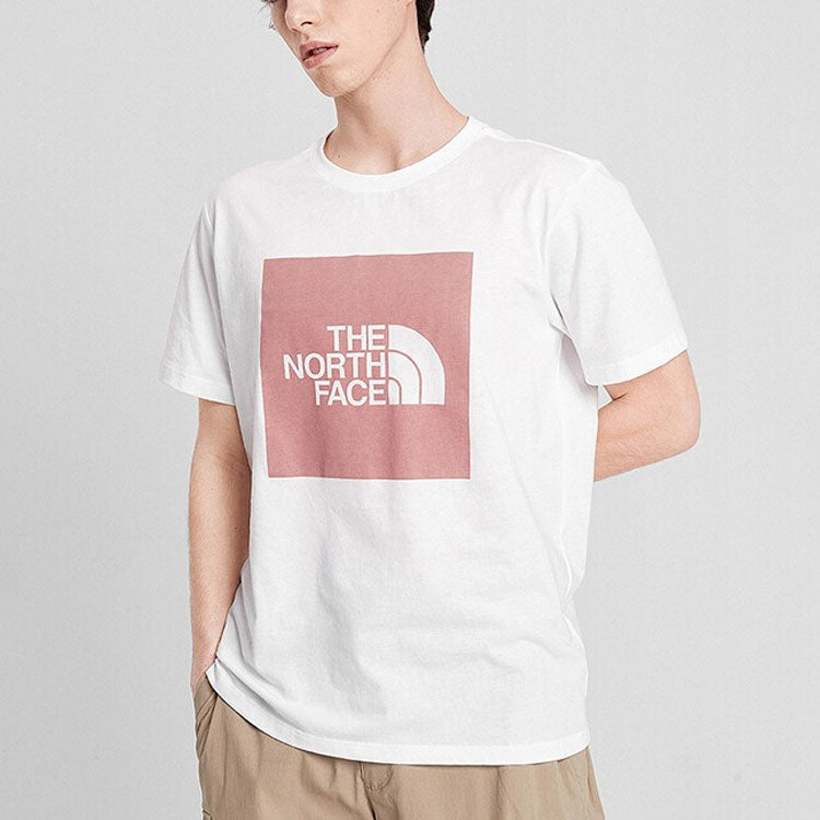 THE NORTH FACE Unisex Flash Dry Box Logo Tee White 499K-QR4
