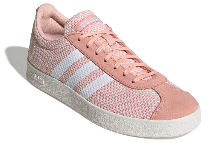 (WMNS) adidas VL Court 2.0 'White Pink' EE6790