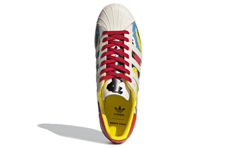 adidas originals Superstar80s AC 'White Yellow Red' FY0727